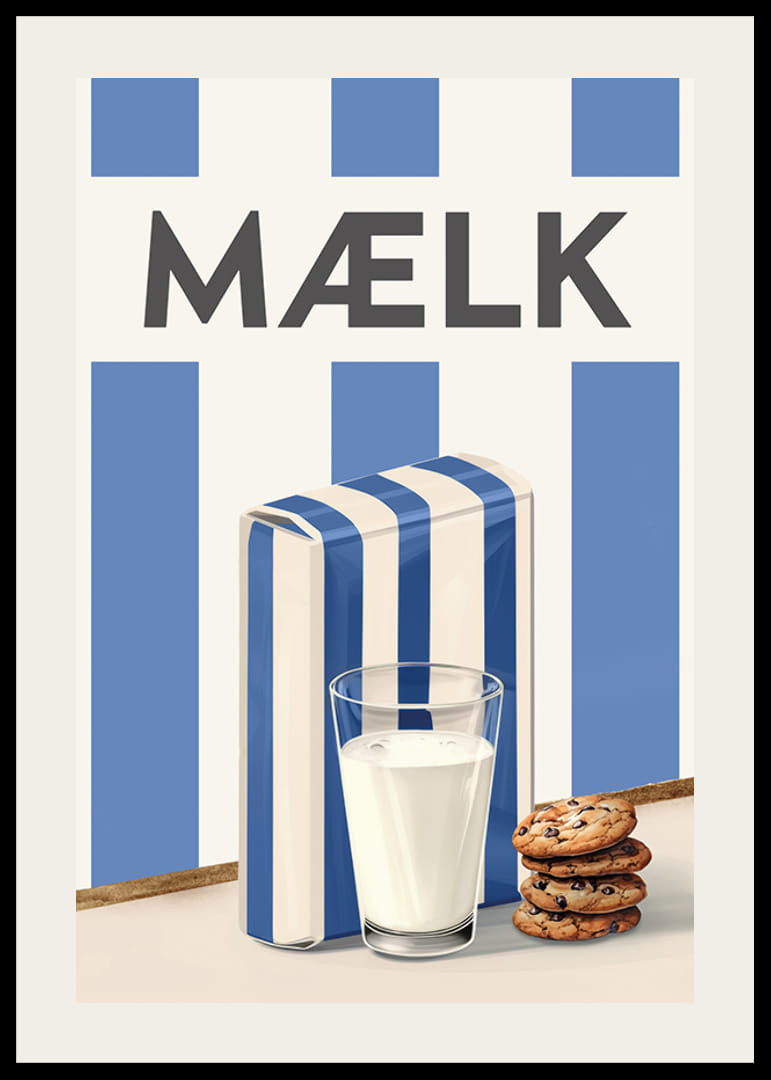 Mælk Blå Plakat-12