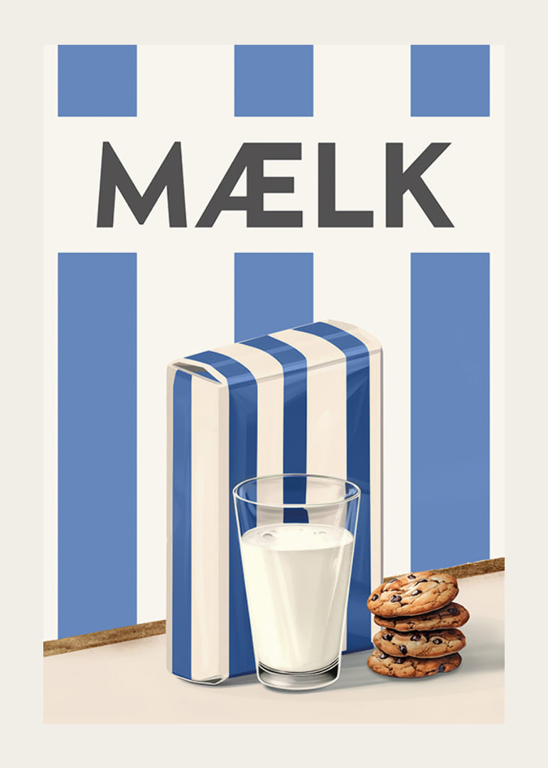 Mælk Blå Plakat-12