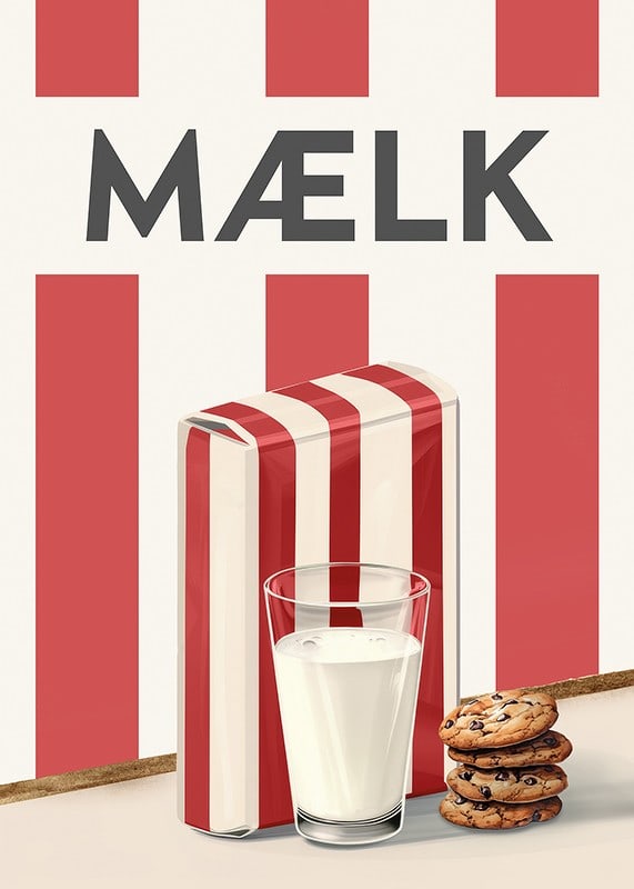 Mælk Rød Plakat-12