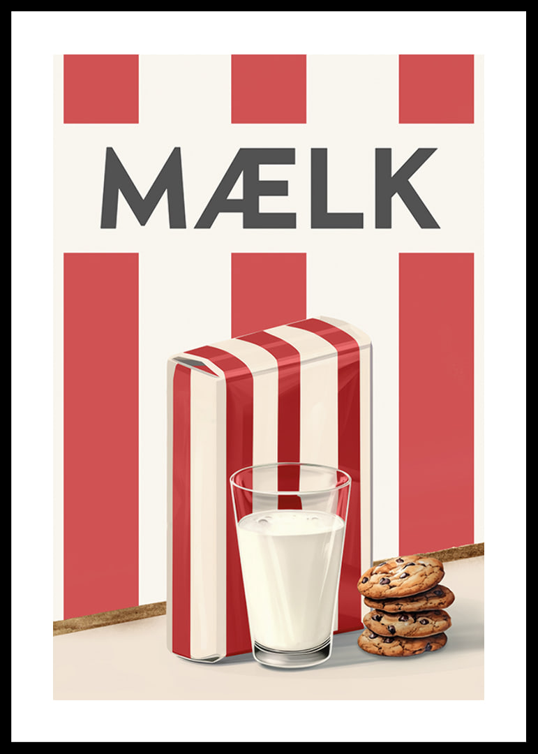 Mælk Rød Plakat-12
