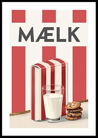 Mælk Rød Plakat-0