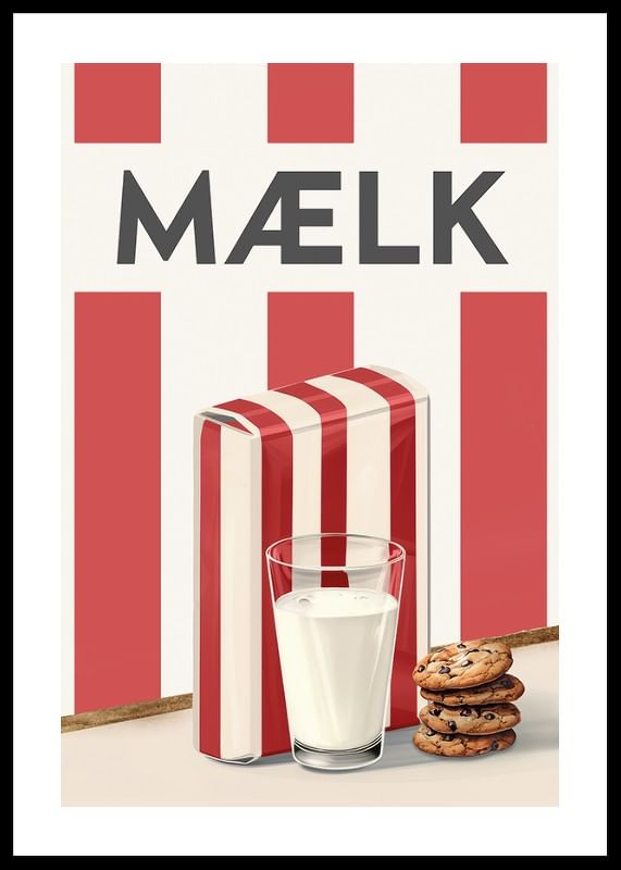 Mælk Rød Plakat-12