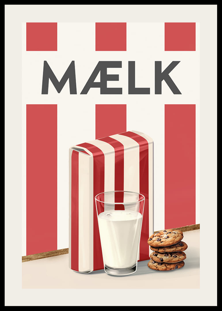 Mælk Rød Plakat-12