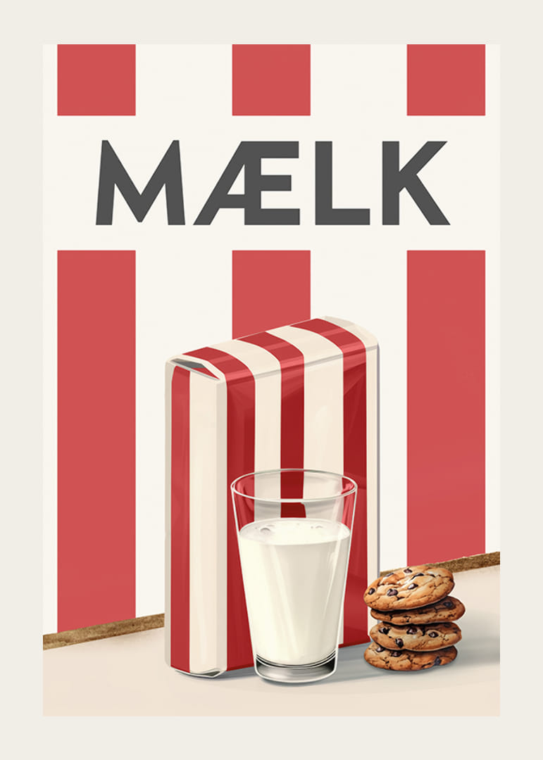 Mælk Rød Plakat-12