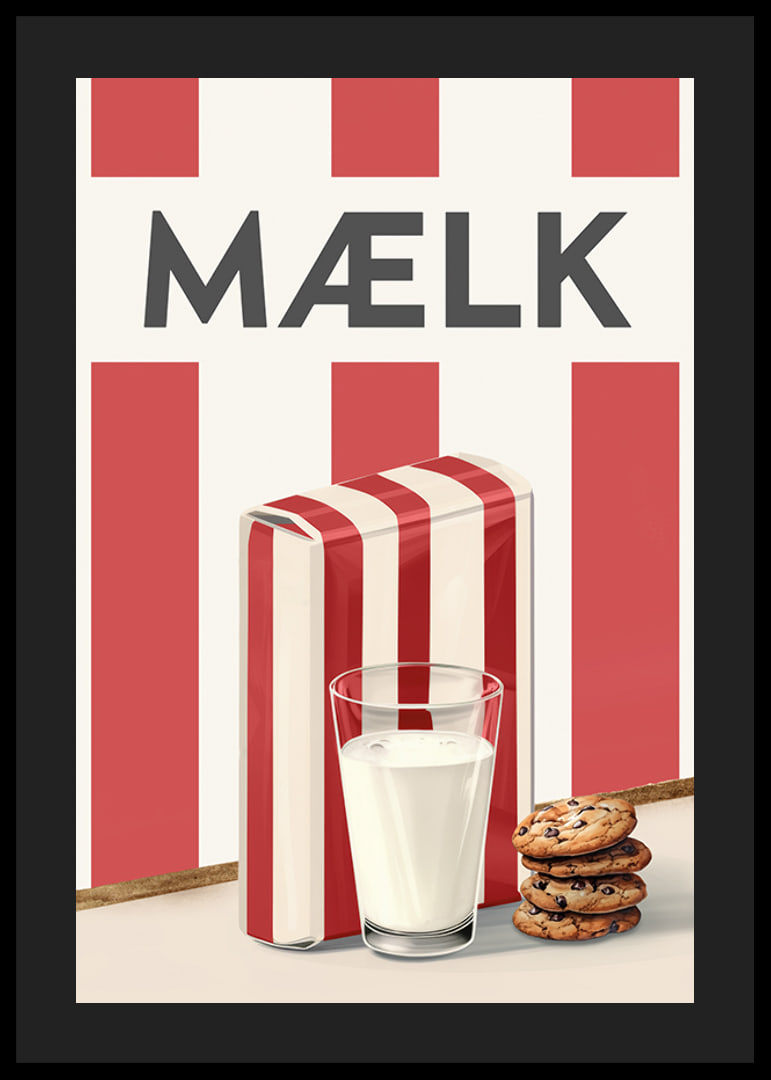 Mælk Rød Plakat-12