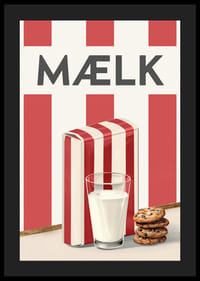 Mælk Rød Plakat-4