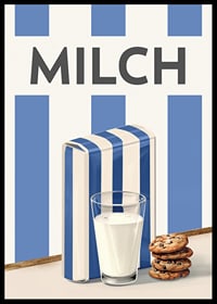 Milch Blau Poster-6