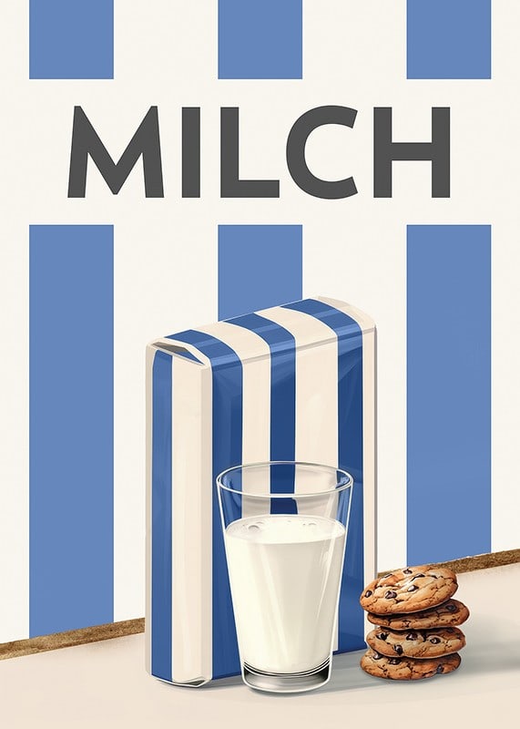 Milch Blau Poster-12
