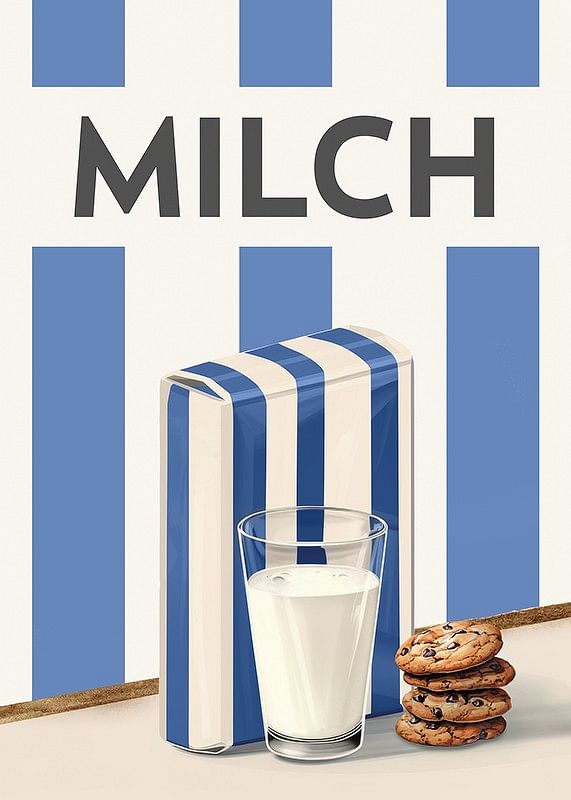 Milch Blau Poster-12