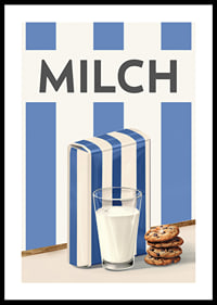Milch Blau Poster-0