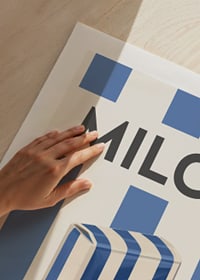 Milch Blau Poster-9