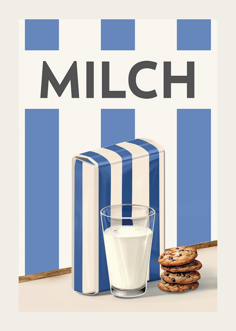 Milch Blau Poster-12
