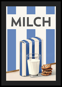 Milch Blau Poster-4