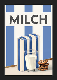 Milch Blau Poster-5