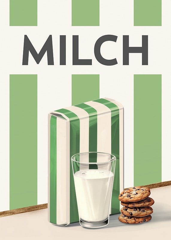 Milch Grün Poster-12