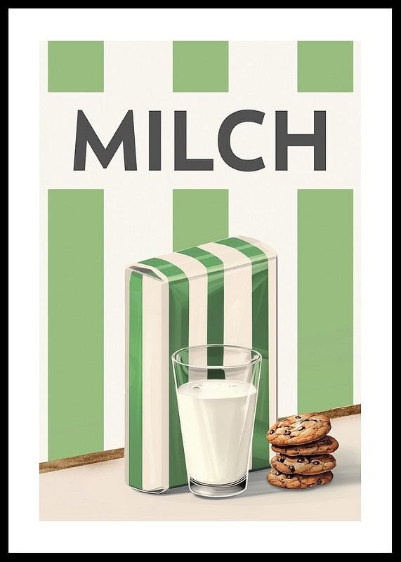 Milch Grün Poster-12