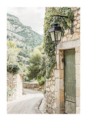 Poster Mountain Village Escape