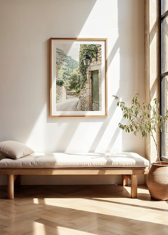 Poster Mountain Village Escape crossfade