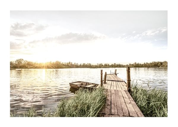 Poster Lakeside Sunrise