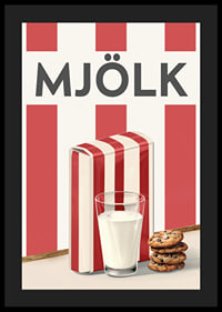 Mjölk Röd Poster-4