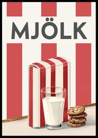 Mjölk Röd Poster-2