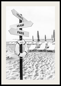 Black and white poster with a sign of luxury destinations-2