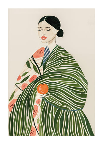 Poster Graceful In Green