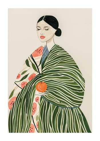 Poster Graceful In Green