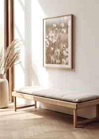 Poster med bomull och natur-8