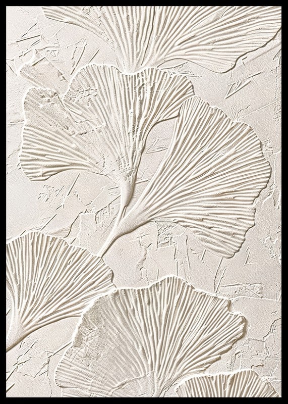Poster with botanical texture-12