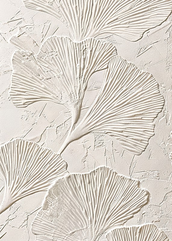 Poster with botanical texture-12
