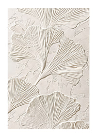 Poster with botanical texture-1
