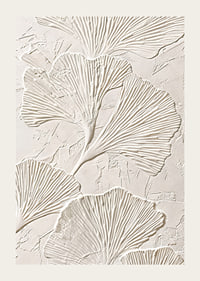 Poster with botanical texture-3