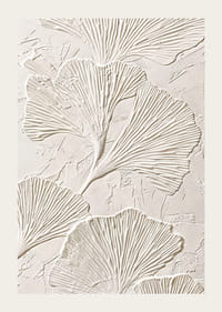 Poster med botanisk textur-3