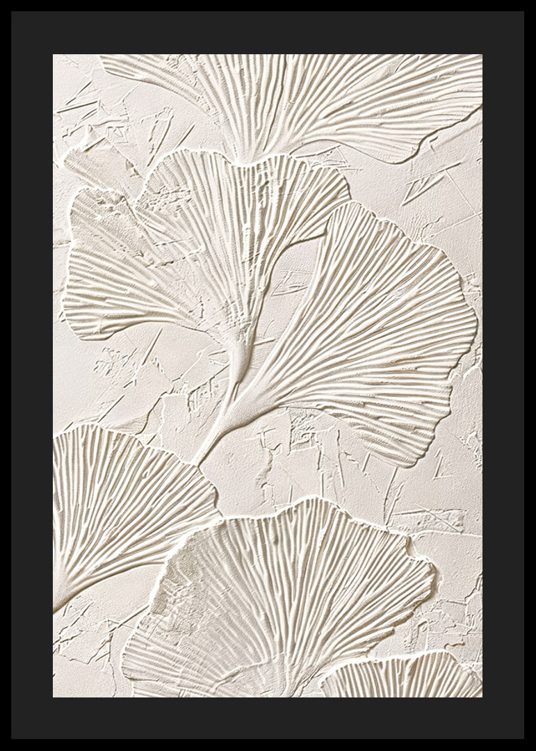 Poster with botanical texture-12