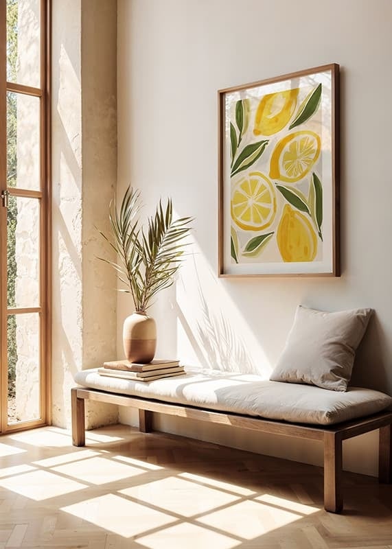 Póster Limone Aquarell crossfade