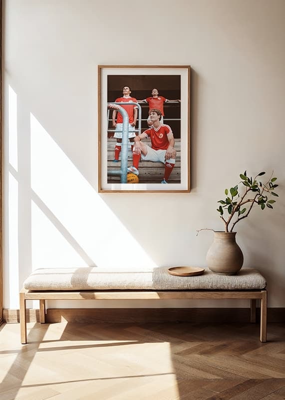 Poster Kalmar FF Jubileumströja No10 crossfade