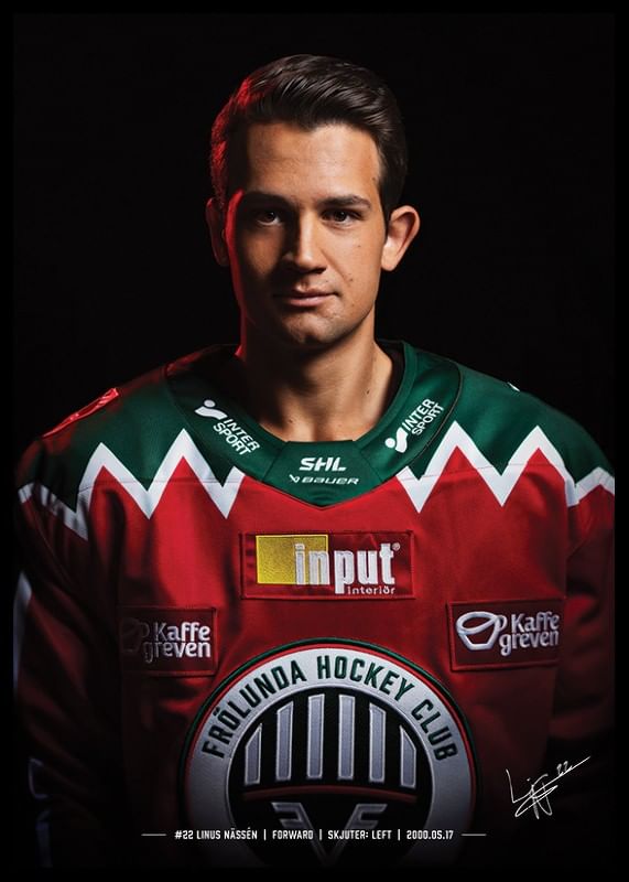 Linus Nässén #22 Frölunda HC 2024/2025-12