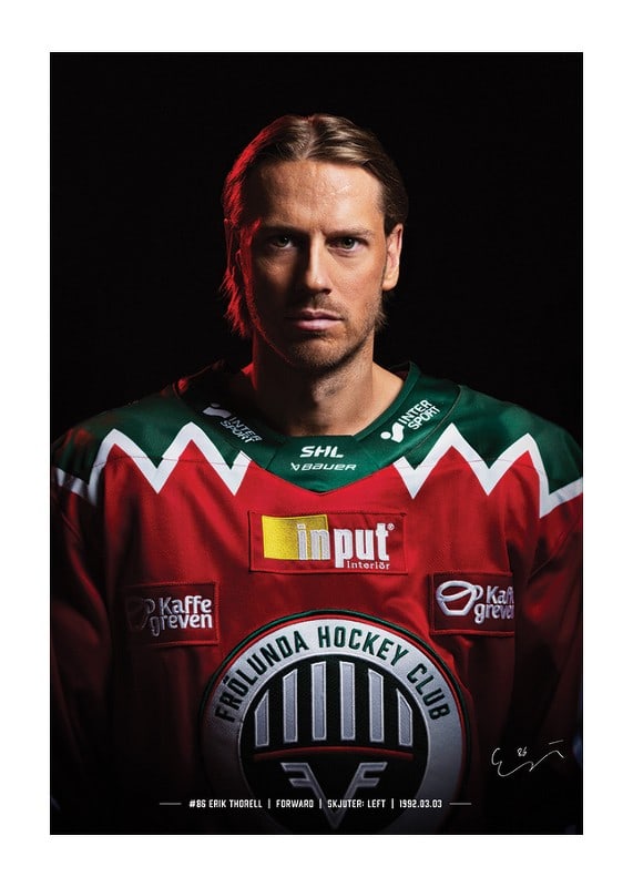 Poster Erik Thorell #86 Frölunda HC 2024/2025