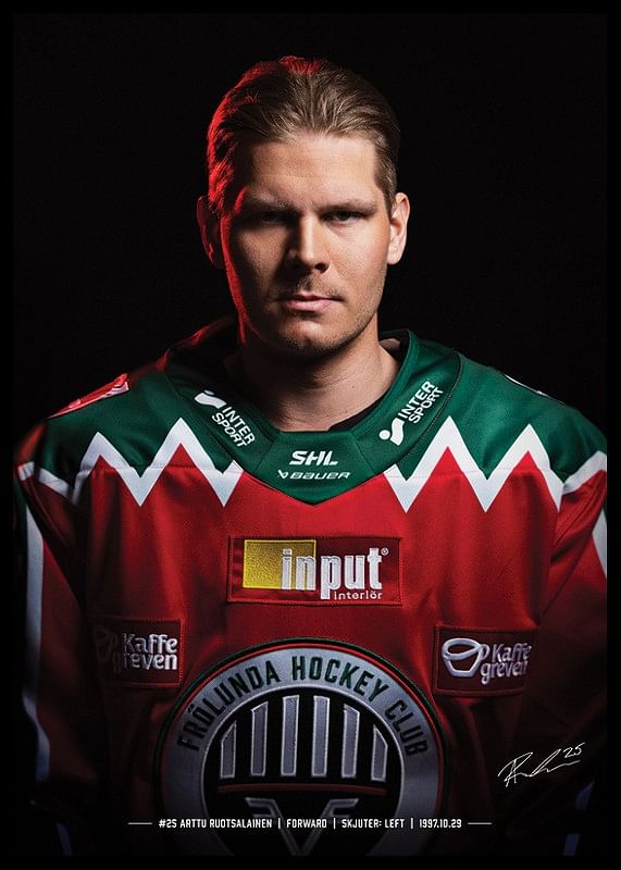 Arttu Ruotsalainen #25 Frölunda HC 2024/2025-12