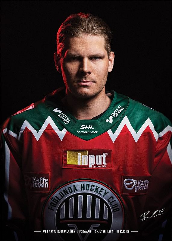 Arttu Ruotsalainen #25 Frölunda HC 2024/2025-12