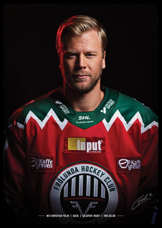 Christian Folin #2 Frölunda HC 2024/2025-12
