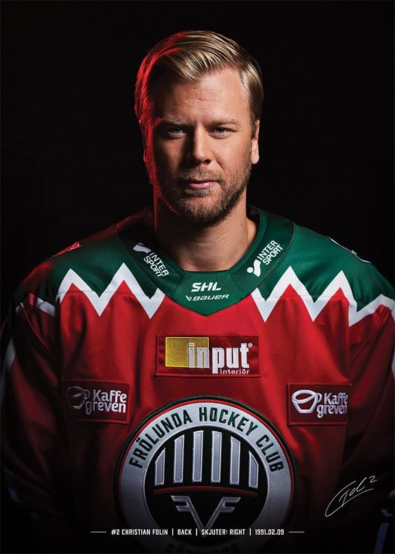 Christian Folin #2 Frölunda HC 2024/2025-12