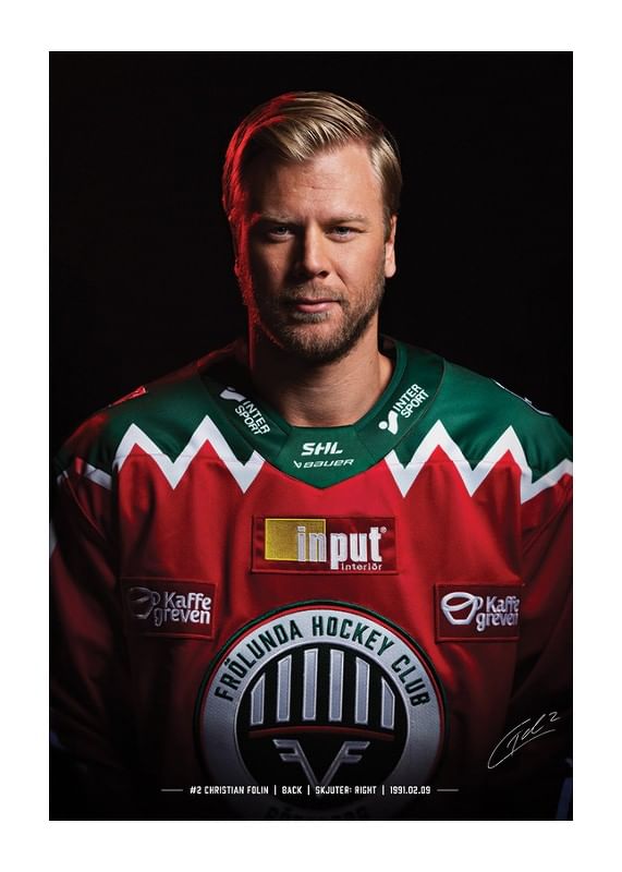 Christian Folin #2 Frölunda HC 2024/2025-12