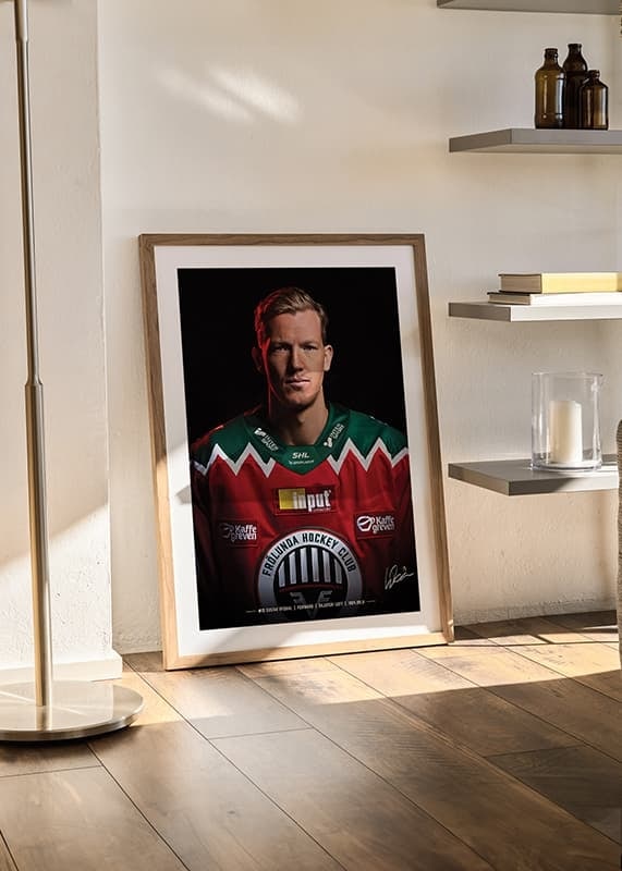 Poster Gustav Rydahl #15 Frölunda HC 2024/2025 crossfade