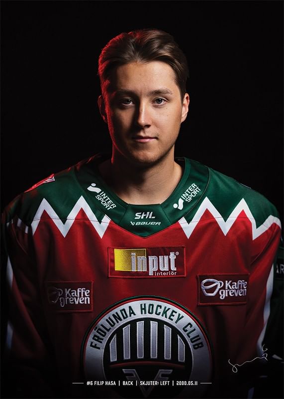 Filip Hasa #6 Frölunda HC 2024/2025-12