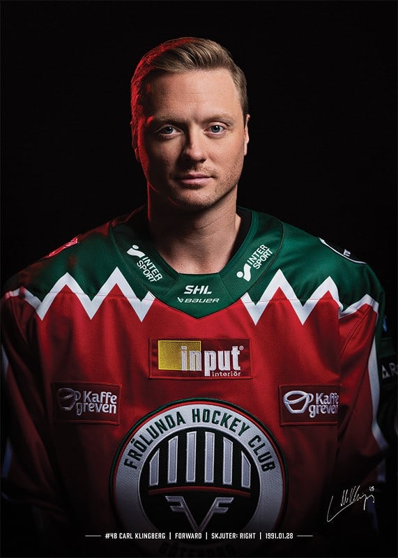 Carl Klingberg #48 Frölunda HC 2024/2025-12