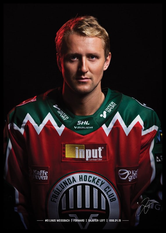 Linus Weissbach #9 Frölunda HC 2024/2025-12