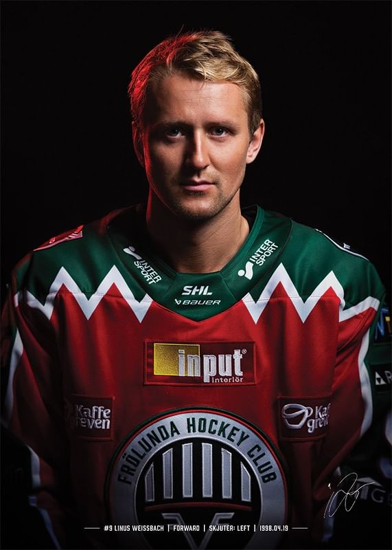 Linus Weissbach #9 Frölunda HC 2024/2025-12