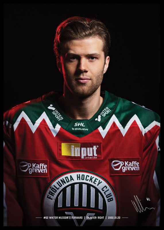 Wiktor Nilsson #62 Frölunda HC 2024/2025-12